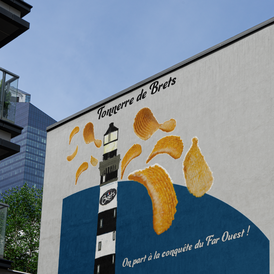 Fresque publicitaire