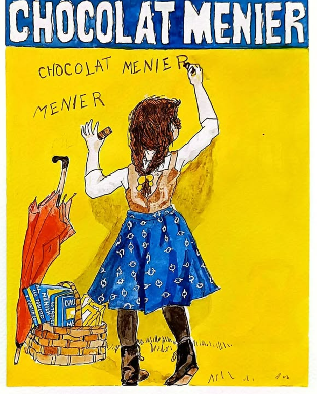 Reproduction d'une affiche publicitaire